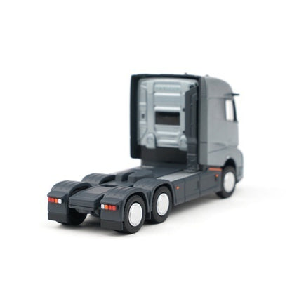 [ Pre-order ] CH004-5 拓意 XCARTOYS 1:64 Geely YangCheng XingHan H Silver Geely Farison Homtruck (Trailer Head) Metallic Gray