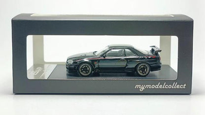MC640009J MC Model Collect 1:64 Nissan Skyline R34 V-SPEC nismo gloss black