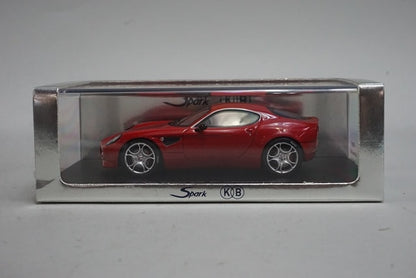 1:43 SPARK KBS023 Alfa Romeo Alfa 8C Competizione Red model car