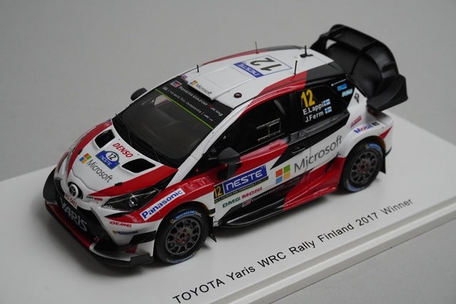 1:43 SPARK S5169 Toyota Yaris WRC Rally Finland Winner 2017 #12 model car