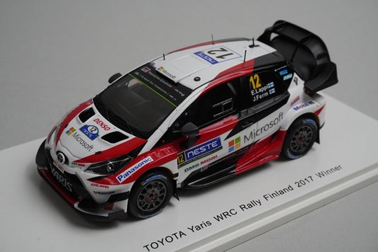 1:43 SPARK S5169 Toyota Yaris WRC Rally Finland Winner 2017 #12 model car