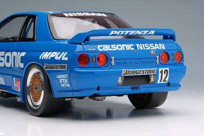 [ Pre-order ] EML185 Make Up EIDOLON 1:18 Nissan Calsonic Skyline GT-R Gr.A JTC West Japan Circuit 1990 Winner