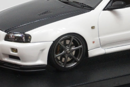 1:43 HPI 8358 Nissan Skyline GT-R V-spec II N1 (R34) White model car