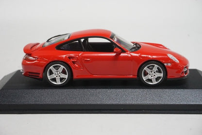 1:43 MINICHAMPS WAP02013116 Dealer-made Porsche 911 Turbo Red model car