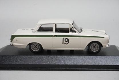 1:43 MINICHAMPS 400648219 Lotus Cortina Mk1 Brands Hatch 6H Winner 1964 #19