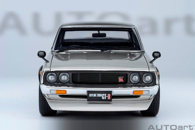 [ Pre-order ] 77466 AUTOart 1:18 Nissan Skyline 2000GT-R (KPGC110) Tuned Version Silver