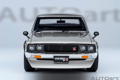 [ Pre-order ] 77466 AUTOart 1:18 Nissan Skyline 2000GT-R (KPGC110) Tuned Version Silver