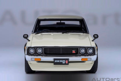 [ Pre-order ] 77467 AUTOart 1:18 Nissan Skyline 2000GT-R (KPGC110) Tuned Version White