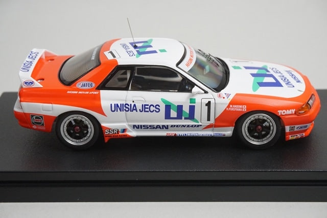 1:43 HPI 8610 Nissan Unisia Jex Skyline GT-R JTC Suzuka 1993 #1 model car