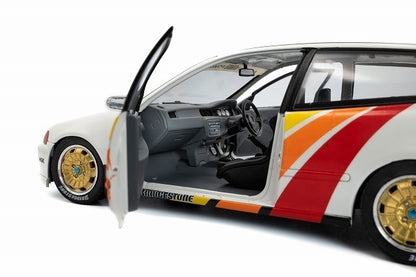 S1810404 SOLIDO 1:18 Honda Civic EG6 Solid Works Mugen 1992 White model car
