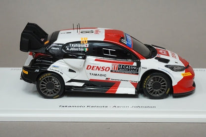 1:43 Spark S6693 Toyota GR Yaris Rally 1 Gazoo Racing WRT NG Rally Monte Carlo Rally 2022 #18 model car