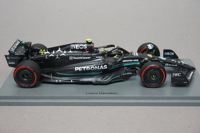 1:43 SPARK S8590 Mercedes-AMG Petronas F1 Team W14 E-Performance British GP 3rd 2023 #44 L. Hamilton model car