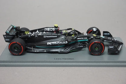 1:43 SPARK S8590 Mercedes-AMG Petronas F1 Team W14 E-Performance British GP 3rd 2023 #44 L. Hamilton model car