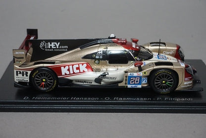 1:43 SPARK S8740 Oreca 07 Gibson JOTA Le Mans 24H 2023 #28 D.H. Hansson O. Rasmussen P. Fittipaldi model car
