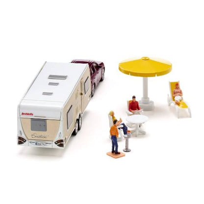 SK2542 SIKU 1:55 Porsche Macan with Caravan