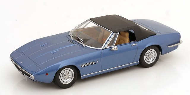 [ Pre-order ] KKDC181304 KK scale 1:18 Maserati Ghibli Spyder 1970 light blue-metallic