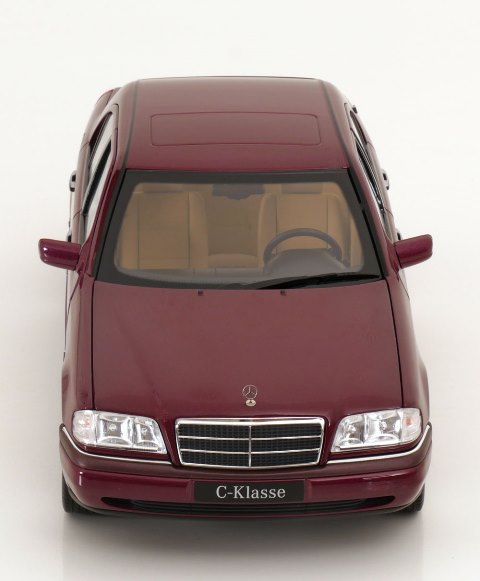 [ Pre-order ] 183370 NOREV 1:18 Scale Mercedes C-Klasse W202 Sedan 1993 Red Metallic (Modellissimo Custom Order)