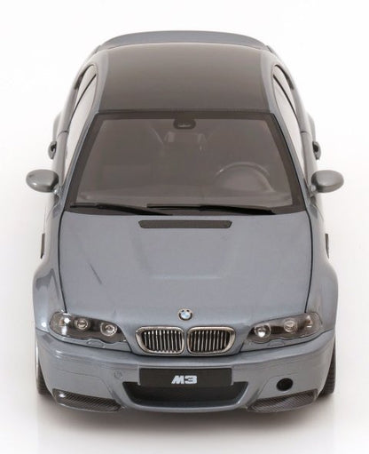 [ Pre-order ] 183016 NOREV 1:18 BMW M3 CSL E46 2003 Gray Metallic (Modellissimo Custom Order)