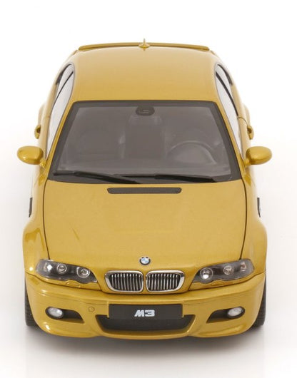 [ Pre-order ] 183000 NOREV 1:18 scale BMW M3 CSL E46 2000 Yellow Metallic MODELISSIMO custom order