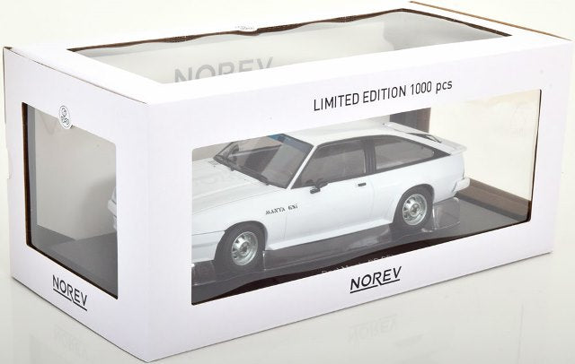 [ Pre-order ] 183316 NOREV 1:18 Scale Opel Manta CC GSI 1984 White MODELISSIMO Custom Order