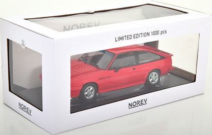 [ Pre-order ] 183315 NOREV 1:18 Opel Manta CC GT/E 1982 Red MODELISSIMO Custom Order