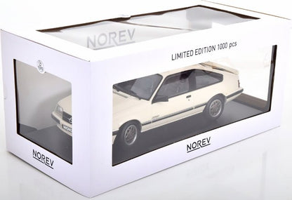 [ Pre-order ] 183642 NOREV 1:18 Opel Monza GSE 1984 White MODELISSIMO Custom Order