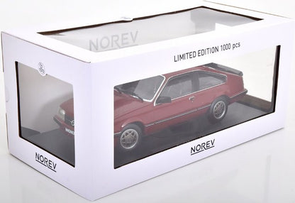 [ Pre-order ] 183641 NOREV 1:18 Scale Opel Monza 3.0 E 1983 Red Metallic MODELISSIMO Custom Order