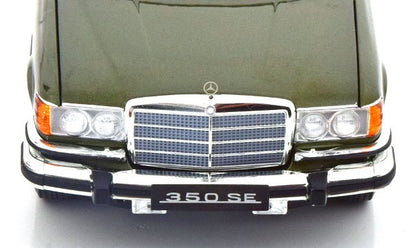 [ Pre-order ] 183972 NOREV 1:18 Mercedes 350 SE W116 US Version 1973 Dark Green Metallic (Modellissimo Custom Order)