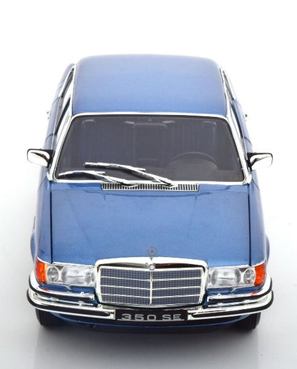 [ Pre-order ] 183971 NOREV 1:18 Scale Mercedes 350 SE W116 1973 Light Blue Metallic (Modellissimo Custom Order)