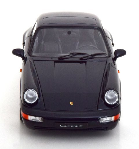 [ Pre-order ] 187324 NOREV 1:18 Scale Porsche 911 (964) Carrera 4 1990 Coupe in Dark Blue Metallic, Custom Order from MODELISSIMO