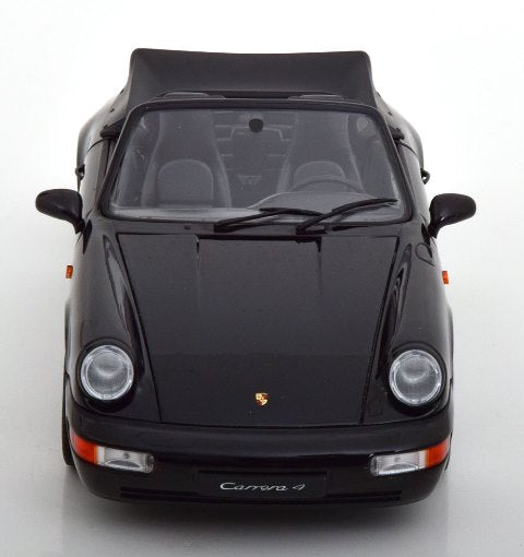[ Pre-order ] 187332 NOREV 1:18 Scale Porsche 911 (964) Carrera 4 1990 Cabrio Black Metallic (Modellissimo Custom Order)