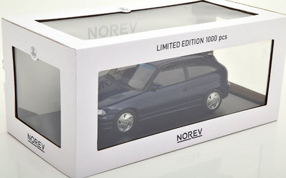 [ Pre-order ] 183670 NOREV 1:18 Scale Opel Astra F GSI 1992 Dark Blue Metallic (Modellissimo Custom Order)