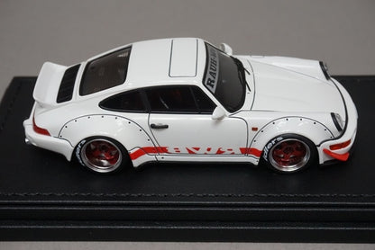 1:43 Ignition model IG2520 Porsche RWB 964 White model car