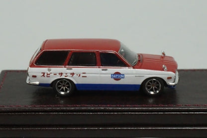 1:64 Ignition model IG2882 Nissan Datsun Bluebird (510) Wagon Red/White/Blue model car