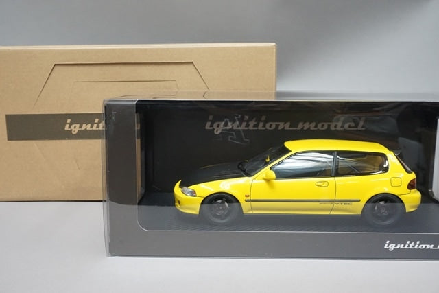 1:18 ignition model IG3044 Honda Civic (EG6) Yellow