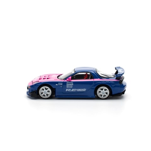 [ Pre-order ] PR640240 POP RACE 1:64 Mazda Amemiya MAZDA RX7 RE-AMEMIYA BLUE/PINK