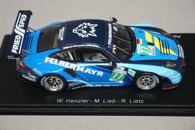 1:43 SPARK S3730 Porsche 997 RSR '2012' Team Felbermayr Proton Le Mans 2012 #77 model car