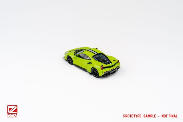 [ Pre-order ] DCM 1:64 Novitec 488 pista Fluorescent green
