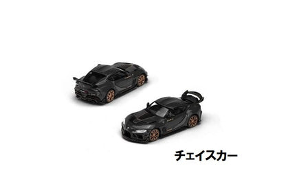 [ Pre-order ] PRE0013 POP RACE x Enigma 1:64 Toyota Supra DARWIN PRO 66G NWB SUPRA (A90) MIDNIGHT BLACK