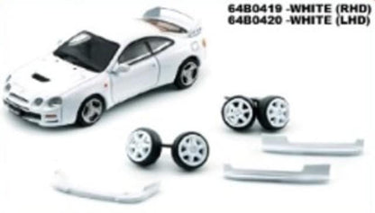 64B0419 BM CREATIONS 1:64 Toyota TOYOTA GT-Four White RHD model car