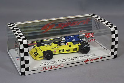 HRCS008 Spark 1:43 Renault F2 1977 Martini MK22 Renault Gordini CH1BEuropean Champion R. Arnoux #4