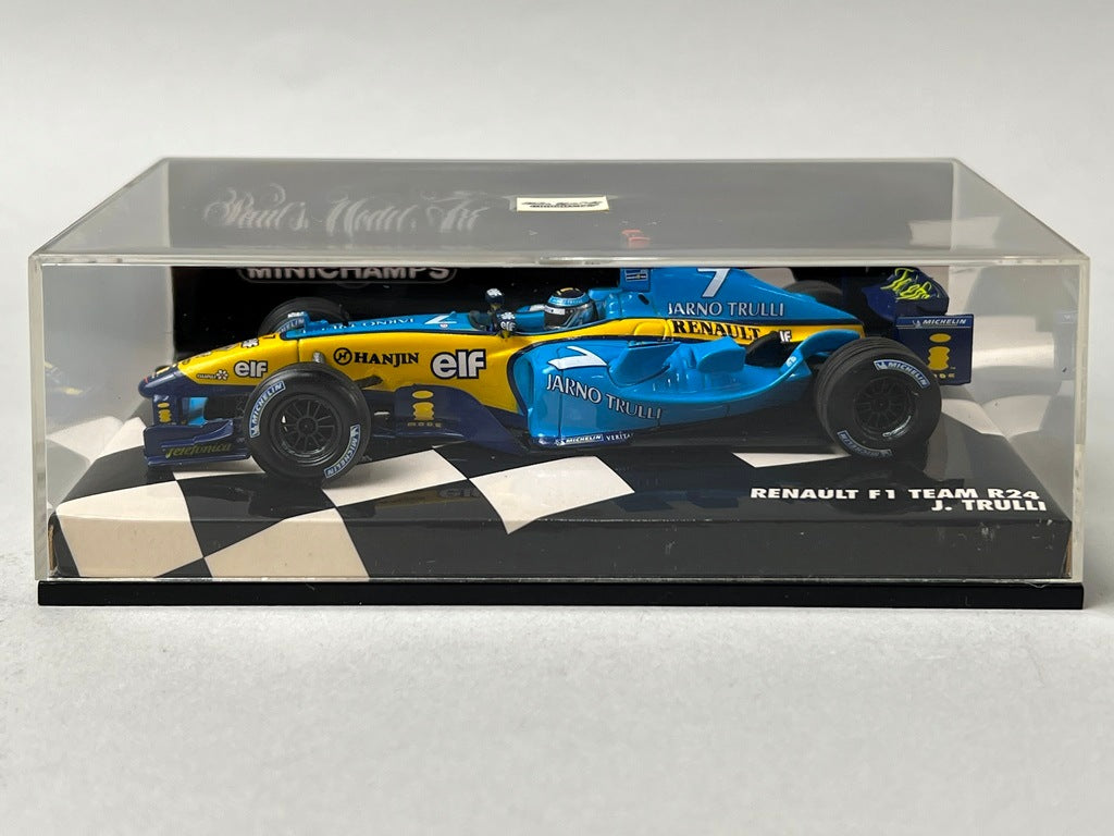 1:43 MINICHAMPS 400040007 Renault F1 Team R24 #7 J. Trulli model car
