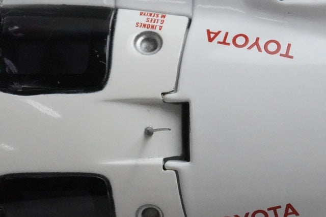 1:43 EBBRO 43789 Toyota Tom's 88C Test Car White model car