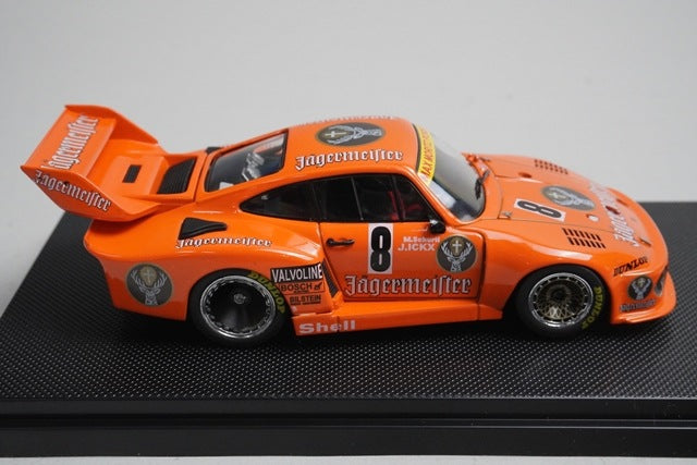 1:43 EBBRO 44132 Max Moritz Porsche 935 #8 Orange Jagermeister model car