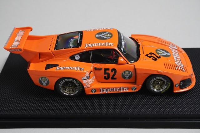 1:43 EBBRO 44303 Jaegermeister Porsche 935 K3 Hockenheim 1981 #52 Orange model car