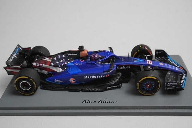 1:43 Spark S8917 Williams Racing FW45 United States GP 9th 2023 #23 model car