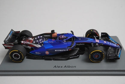 1:43 Spark S8917 Williams Racing FW45 United States GP 9th 2023 #23 model car