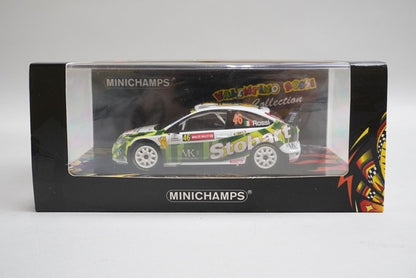 1:43 MINICHAMPS 400088146 Ford Focus RS WRC 'STOBART' RAC Rally 2008 #46 model car