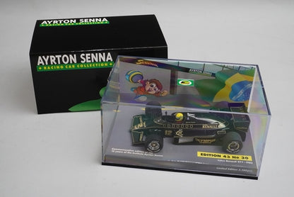 1:43 MINICHAMPS 540431501 Lotus Renault 97T 1985 #12 ASC No.30 A.senna model car