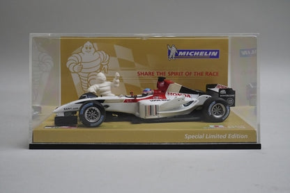 1:43 MINICHAMPS MICHELIN BAR HONDA 006 #10 Takuma Sato model car
